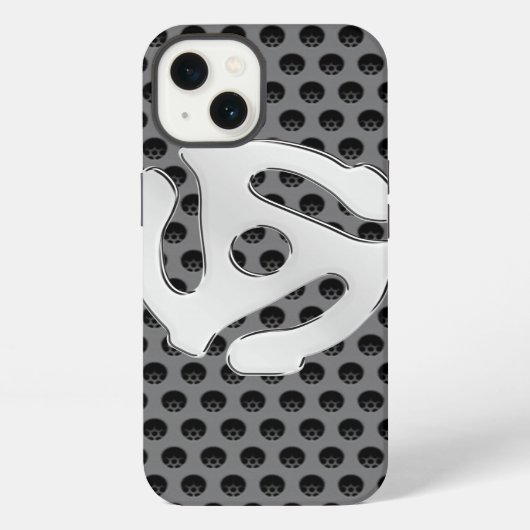 Etui iPhone 13 COOL Rétro Chrome Comme espaceur 45 impression DJ (Verso)