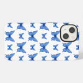 Etui iPhone 13 Coque à colonne papillon (Verso Horizontal)