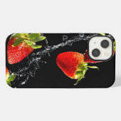 Etui iPhone 13 Coque-coque iphone de l'impression fraise-Mate (Verso Horizontal)