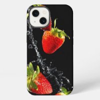 Coque-coque iphone de l'impression fraise-Mate