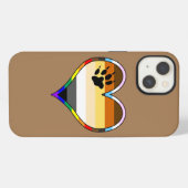 Etui iPhone 13 Coque-coque iphone du coeur de la Pride de l'ours (Verso Horizontal)