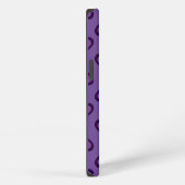 Etui iPhone 13 Coque-coque iphone Mate de coeur violet (Côté droit)