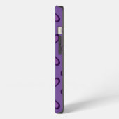 Etui iPhone 13 Coque-coque iphone Mate de coeur violet (Côté gauche)