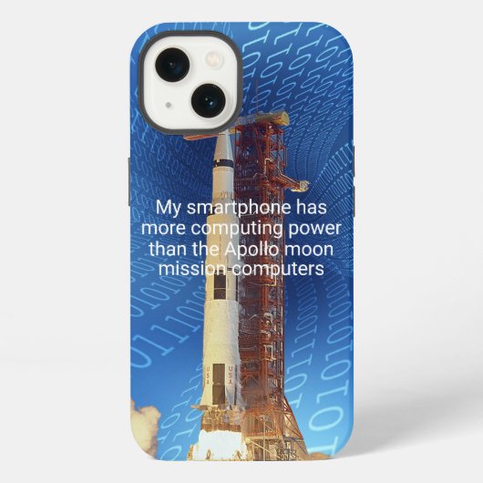 Etui iPhone 13 Coque d'alimentation informatique Apollo 11 - coqu (Verso)