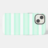 Etui iPhone 13 Coque ipad Aqua Stripe (Verso Horizontal)