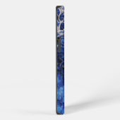 Etui iPhone 13 Coque ipad de l'arbre de vie gitan bleu (Côté droit)