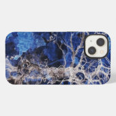 Etui iPhone 13 Coque ipad de l'arbre de vie gitan bleu (Verso Horizontal)