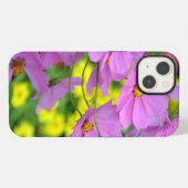 Etui iPhone 13 Coque ipad d'impression de fleurs cosmos rose (Verso Horizontal)