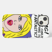 ETUI iPhone 13 COQUE IPAD RETRO COMICS (Verso Horizontal)