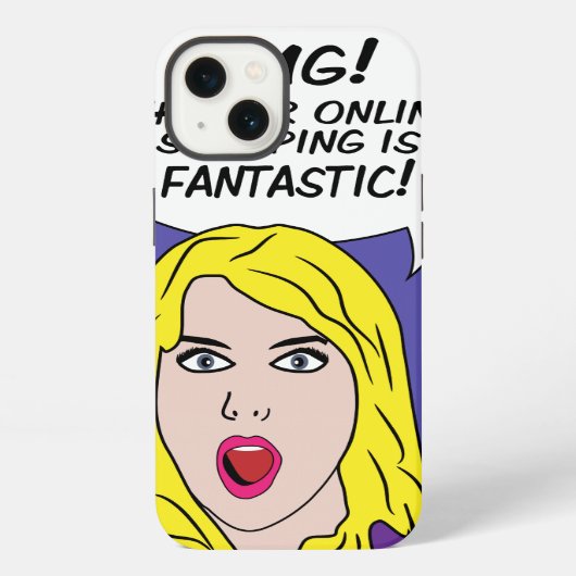 ETUI iPhone 13 COQUE IPAD RETRO COMICS (Verso)