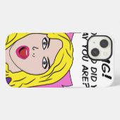 ETUI iPhone 13 COQUE IPAD RETRO COMICS (Verso Horizontal)