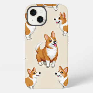 Etui iPhone 13 coque iphone avec un joli caractère gallois Corgi