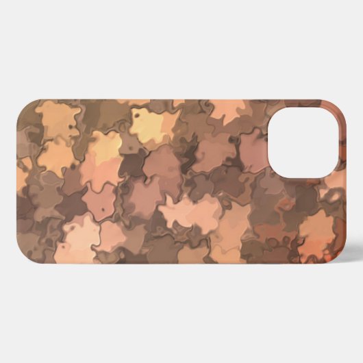 Etui iPhone 13 Coque iphone Camo Cherry Leaf (Verso Horizontal)
