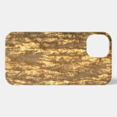 Etui iPhone 13 Coque iphone Camo écorce d'or (Verso Horizontal)