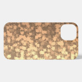Etui iPhone 13 Coque iphone Camo Feuilles d'or (Verso Horizontal)