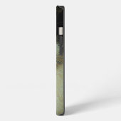Etui iPhone 13 Coque iphone Coque-Mate de chat vert (Côté gauche)