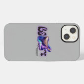 Etui iPhone 13 Coque iphone de beauté - Gris (Verso Horizontal)