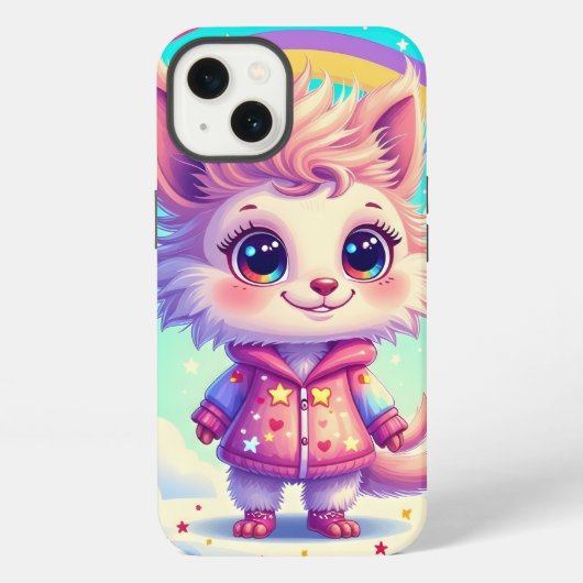 Etui iPhone 13 coque iphone de caractère mignon (Verso)