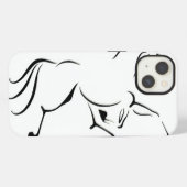 Etui iPhone 13 Coque iphone de cheval (Verso Horizontal)