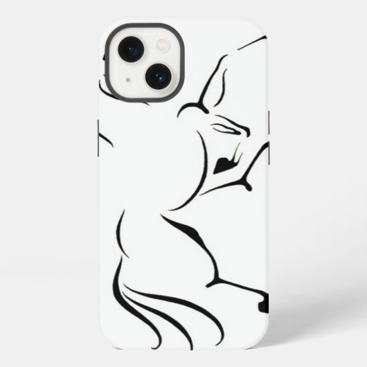 Etui iPhone 13 Coque iphone de cheval (Verso)
