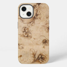 Coque iphone de fleurs Leonardo Da Vinci