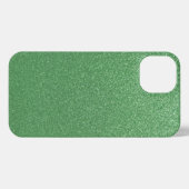 Etui iPhone 13 Coque iphone de Parties scintillant verte (Verso Horizontal)