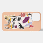 ETUI iPhone 13  COQUE IPHONE DU QATAR DE PASS DOHA (Verso Horizontal)