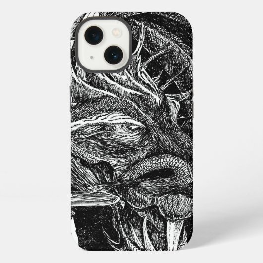 Etui iPhone 13 Coque iphone "initial" du dragon (Verso)
