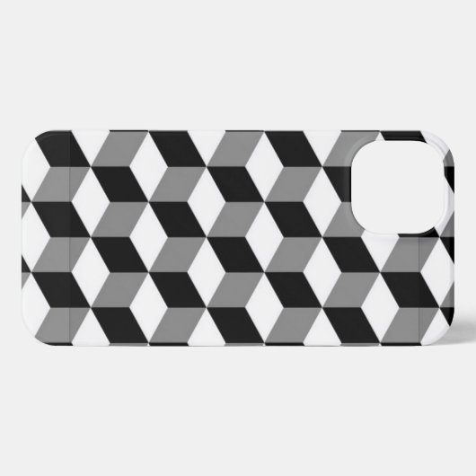 Etui iPhone 13 coque iphone Motif d'art de cube 3D  (Verso Horizontal)