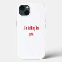 Coque iphone romantique "Je suis en train de tombe