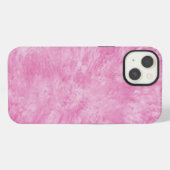 Etui iPhone 13 Coque-Mate coque iphone de fourrure rose (Verso Horizontal)