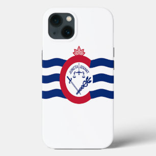 Etui iPhone 13 Coque-Mate de pomme patriotique, drapeau de Cincin
