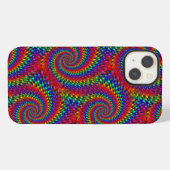 Etui iPhone 13 Coque-Mate psychédélique hippie-coque iphone (Verso Horizontal)