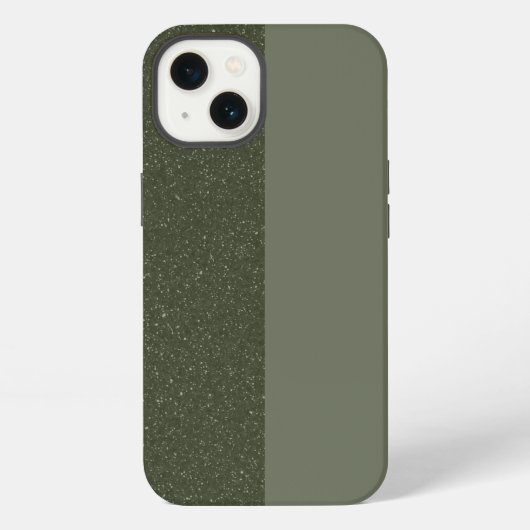 Etui iPhone 13 Coque personnalisé Moss Green Split iPhone 13 (Verso)