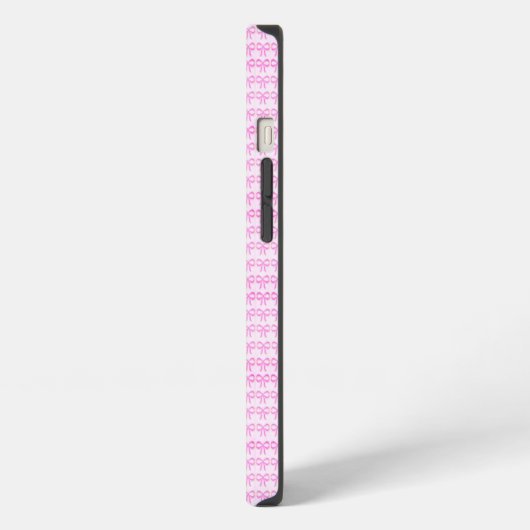 Etui iPhone 13 Coque Pink Bows iPhone 13 (Côté gauche)