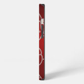Etui iPhone 13 Coque Red Rose 13 (Côté gauche)