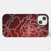 Etui iPhone 13 Coque Red Rose 13 (Verso Horizontal)