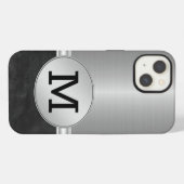 Etui iPhone 13 Coques Monogrammes Hommes de luxe (Verso Horizontal)