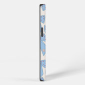 Etui iPhone 13 Coquette Bows Bleus (Côté droit)
