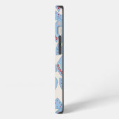 Etui iPhone 13 Coquette Bows Bleus (Côté gauche)