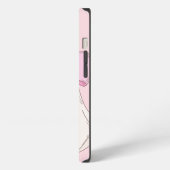 Etui iPhone 13 Coquette rose (Côté gauche)