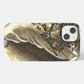 Etui iPhone 13 Coquille de conque délavée (Verso Horizontal)