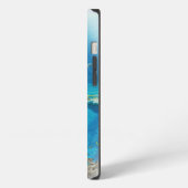 Etui iPhone 13 Corail tropical (Côté gauche)