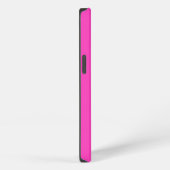Etui iPhone 13 Cordelette rose néon (Côté droit)