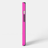 Etui iPhone 13 Cordelette rose néon (Côté gauche)