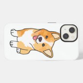 Etui iPhone 13 Corgi Drôle (Verso Horizontal)