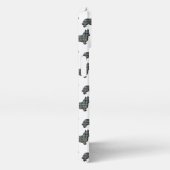 Etui iPhone 13 Corgi Welsh Chien Cute Silhouette Grille blanche (Côté droit)