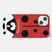 Etui iPhone 13 Correct Ladybug personnalisable (Verso Horizontal)