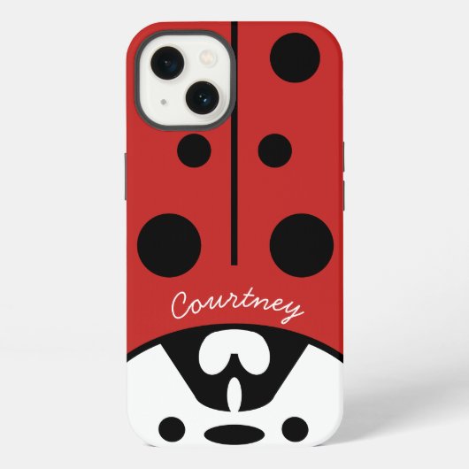 Etui iPhone 13 Correct Ladybug personnalisable (Verso)