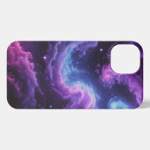 Etui iPhone 13 Cosmic Galaxy Nebula Abstract Space Art Design (Verso Horizontal)